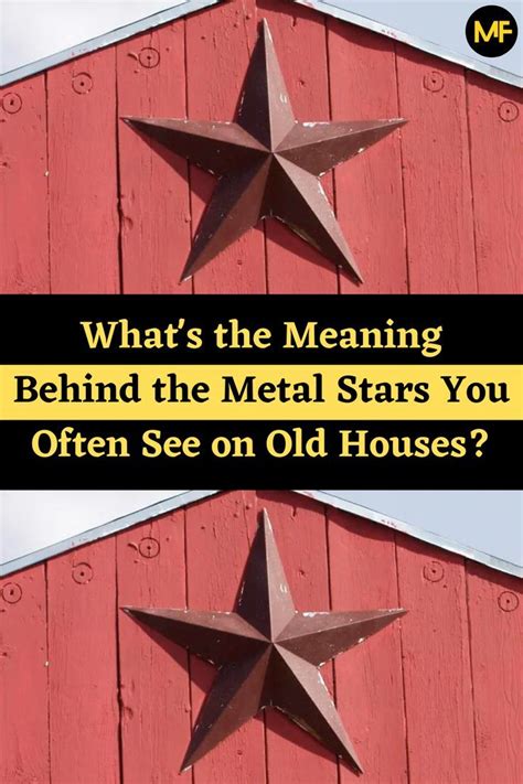 metal star on house meaning swinging|the metal stars meaning.